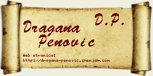 Dragana Penović vizit kartica